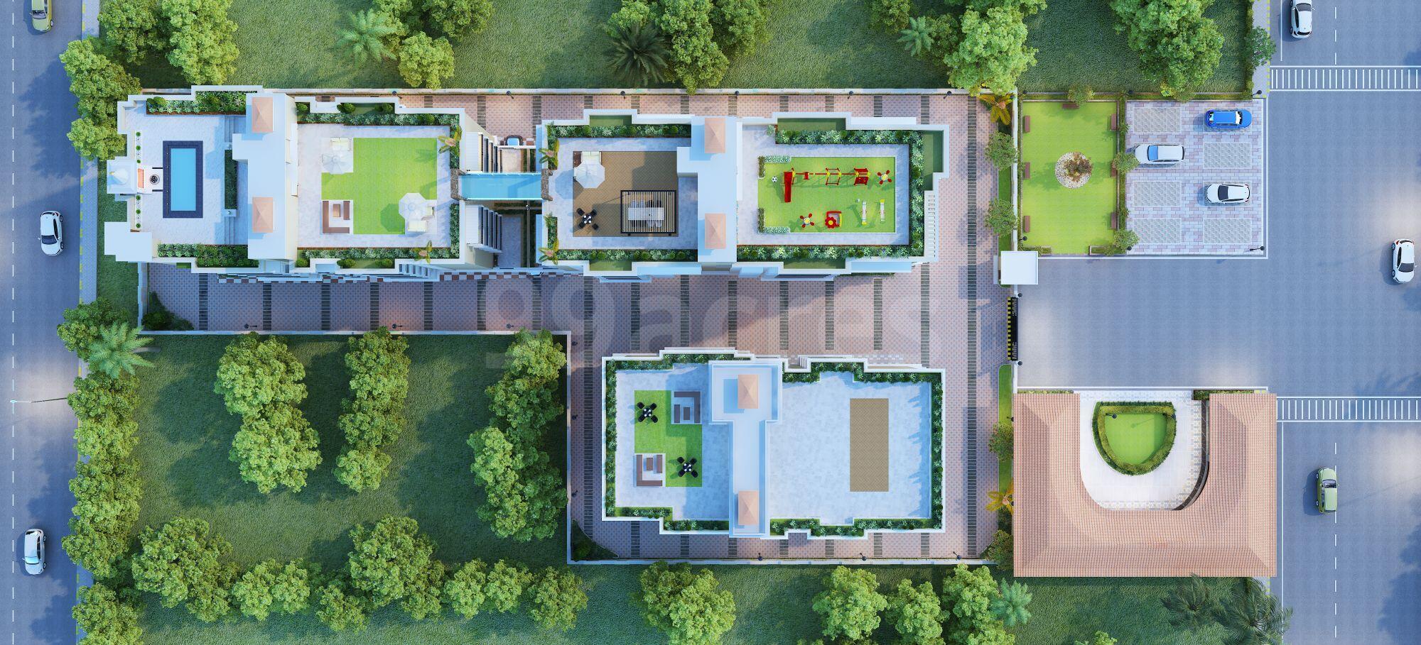 Satyamev Heights  floor plan